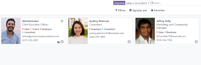 Aplicación de empleados