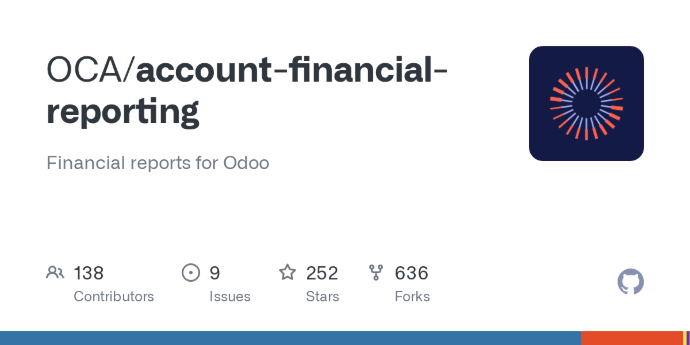 Odoo OCA Account Financial Reporting