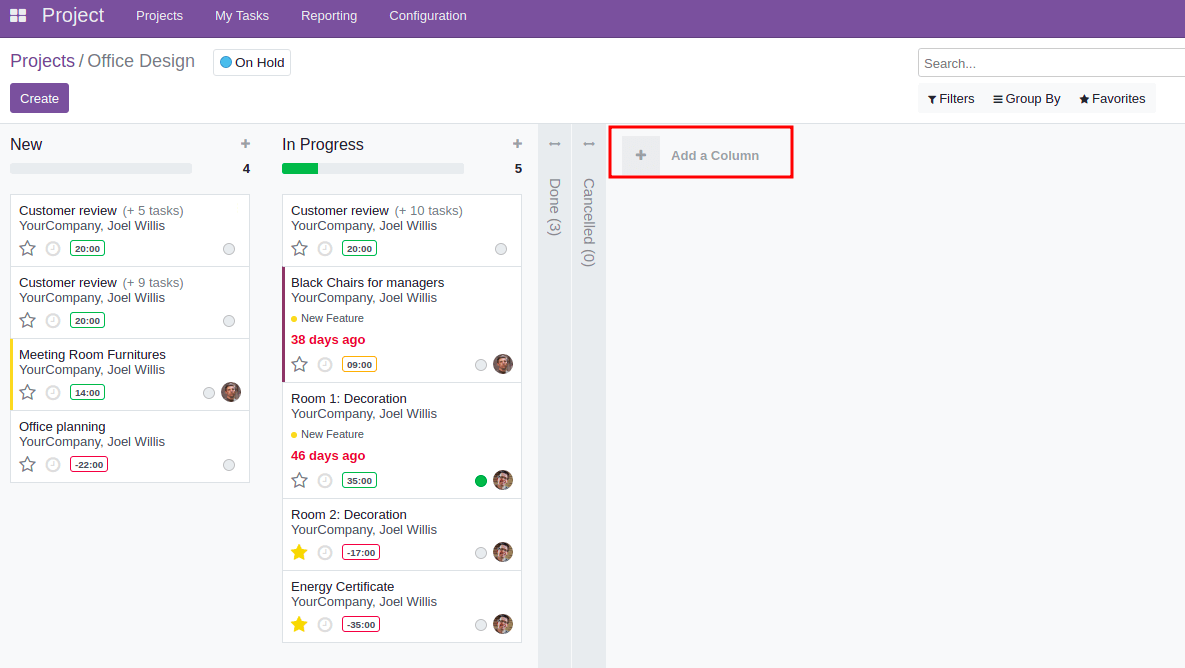 implementación de Odoo