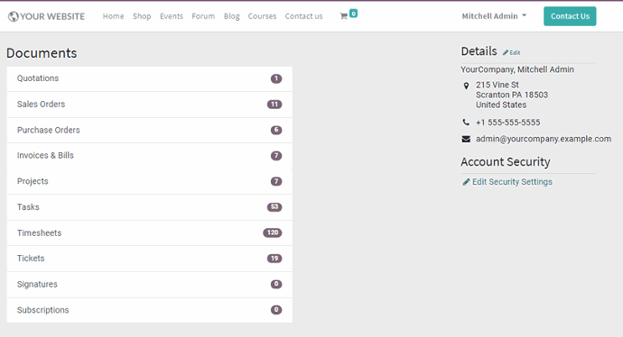 implementación de Odoo i